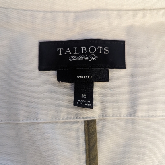 Talbot's cropped canvas jacket. Size 16 - Picture 7 of 13
